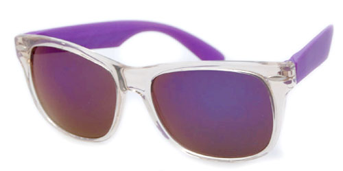 Solglasögon: Del Rey Clear/Purple