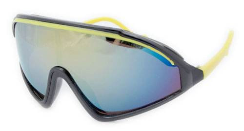 Solglasögon: Shiver Black/Yellow