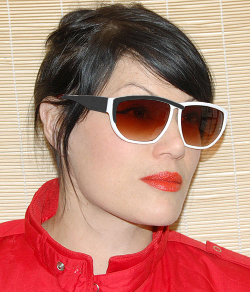 Solglasögon: Bring It! White/Black