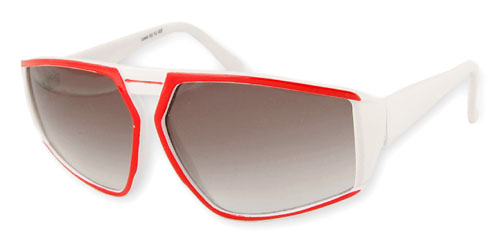 Solglasögon: Voom White/Red