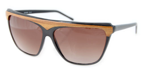 Solglasögon: Plush Black/Oak