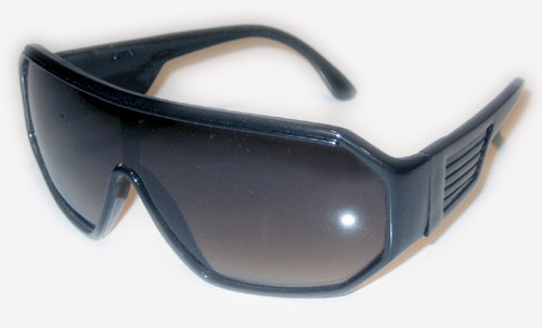 Solglasögon: Airforce Wrap Black +