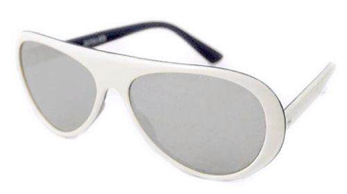 Solglasögon: Badger White/Black +