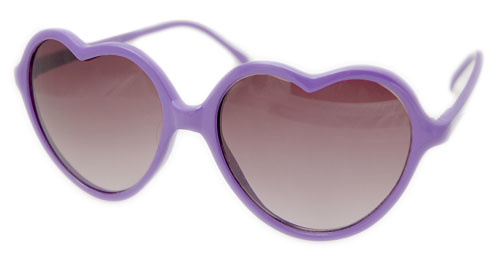 Solglasögon: Big Hearts Purple +