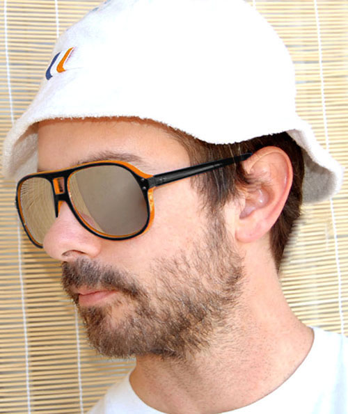 Solglasögon: Cliff Black/Orange +