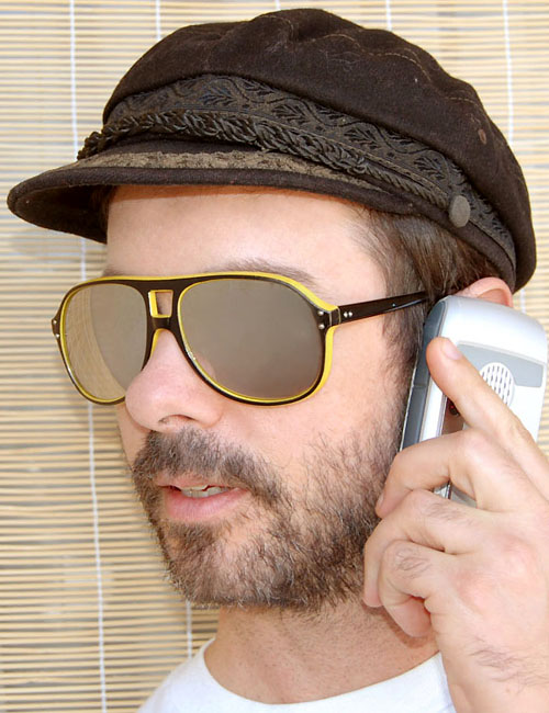 Solglasögon: Cliff Black/Yellow +