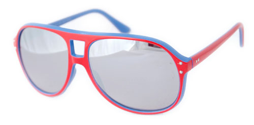 Solglasögon: Cliff Red / Blue +