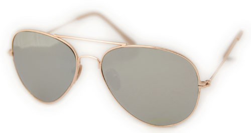 Solglasögon: Cop Rock Gold/Mirrored +