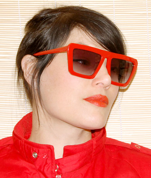 Solglasögon: Cartoon Red +