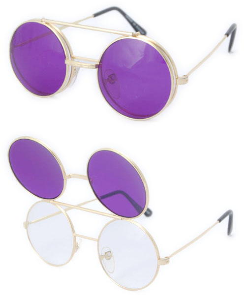 Solglasögon: Flip-Co Purple/Gold