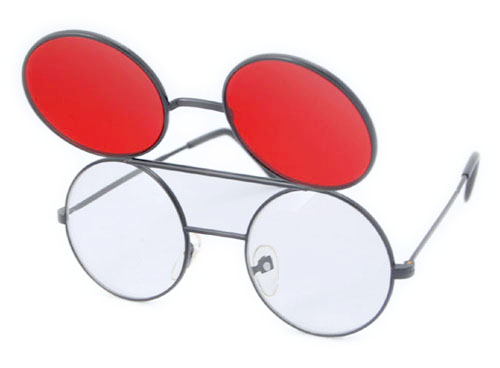 Solglasögon: Flip-Co Red/Black