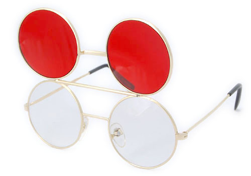 Solglasögon: Flip-Co Red/Gold