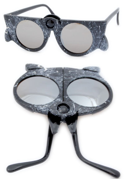 Solglasögon: Folding Kitty Black