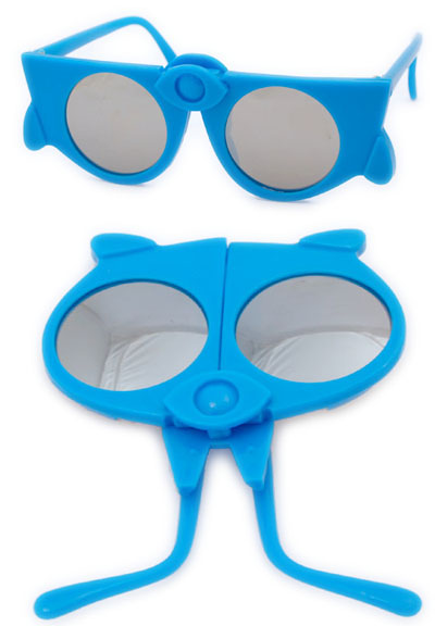 Solglasögon: Folding Kitty Blue