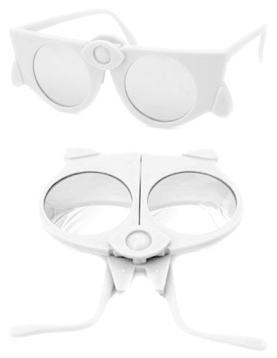 Solglasögon: Folding Kitty White