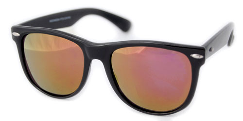 Solglasögon: Gene Charles Black/Rose Mirror