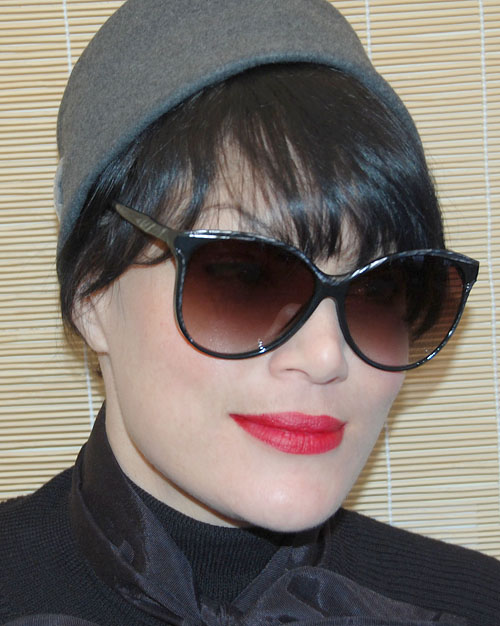 Solglasögon: Gossip Black/Silver