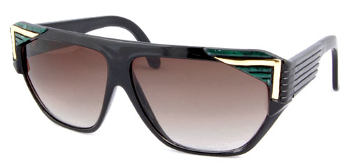 Solglasögon: The Gambler Black/Green