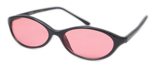 Solglasögon: Mari Black/Pink