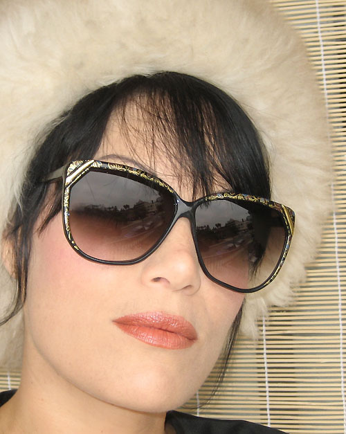 Solglasögon: Ming Black/Foliage