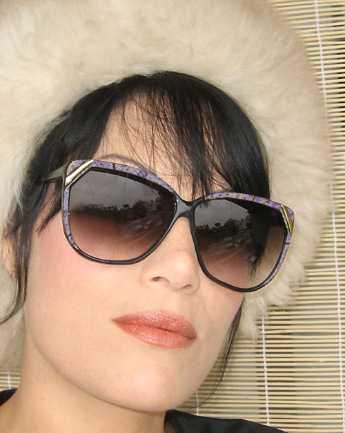 Solglasögon: Ming Black/Lilac