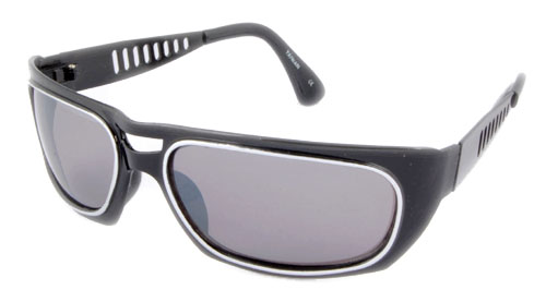 Solglasögon: Maxxed Black/Silver