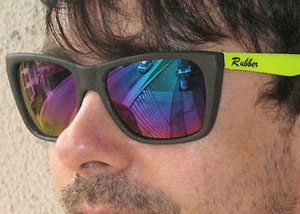 Solglasögon: Flubber Black/Yellow/Green