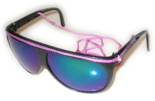 Solglasögon: Flouropa Black / Pink