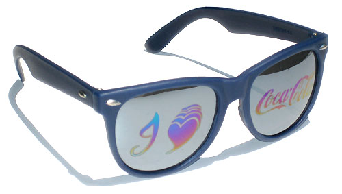 Solglasögon: I Heart Coke Blue