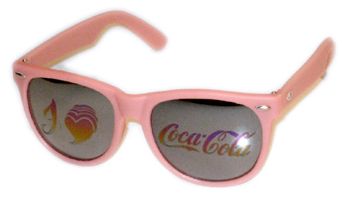 Solglasögon: I Heart Coke Pink