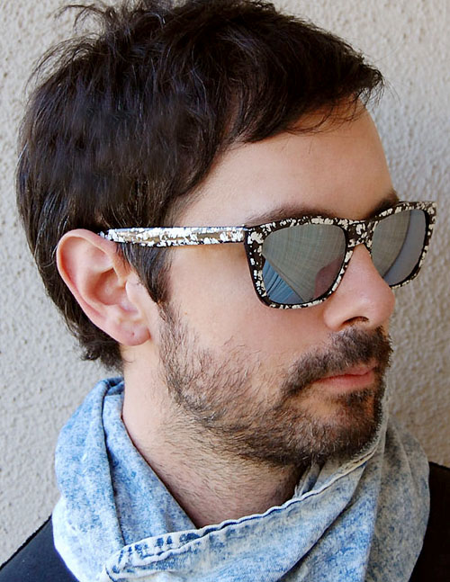 Solglasögon: South Shore Black/White