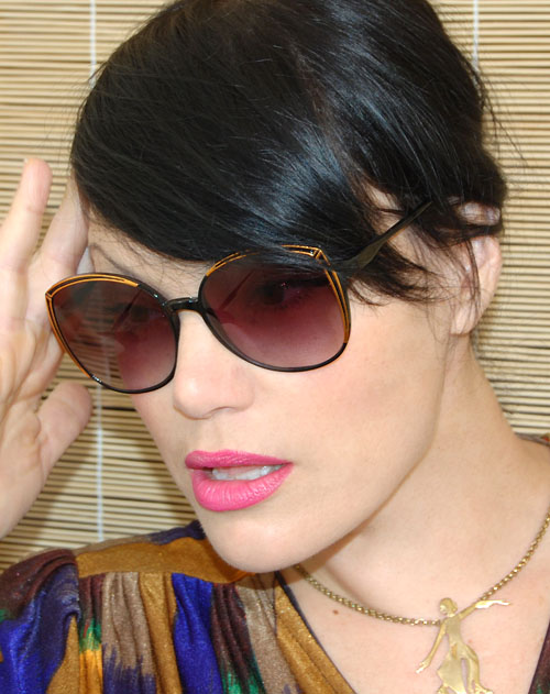 Solglasögon: Nylon Black/Copper