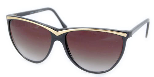 Solglasögon: Frida Black/Gold Solid