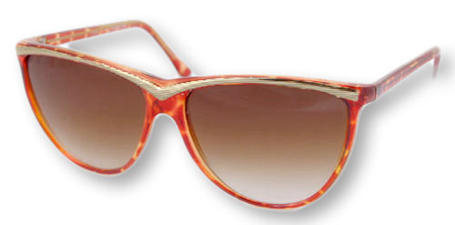 Solglasögon: Frida Tortoise/Gold Pinstripe