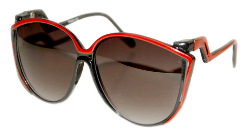 Solglasögon: Lark Black/Red