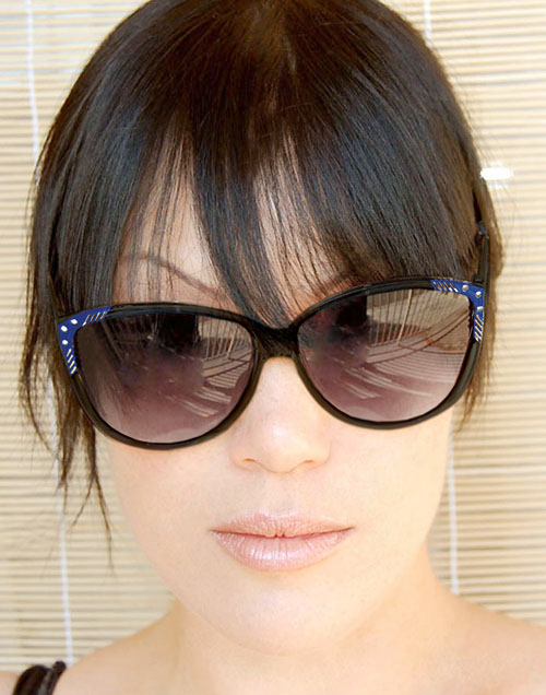 Solglasögon: Estrella Black/Blue