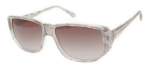 Solglasögon: Pinstripe Clear/Black