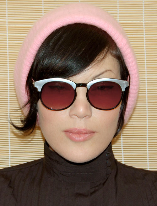 Solglasögon: Papier Black/Silver