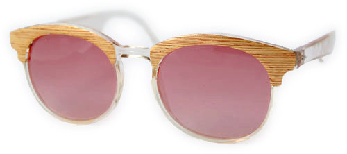 Solglasögon: Papier Clear/Gold