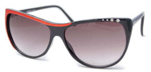 Solglasögon: Phantom Black/Red