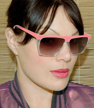 Solglasögon: Playtime Clear/Pink