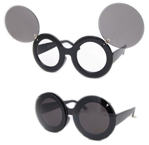 Solglasögon: Pop! Black/Clear Lens +