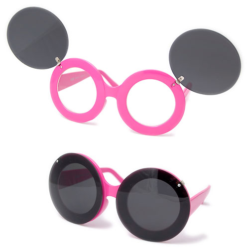 Solglasögon: Pop! Pink/Clear Lens +