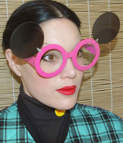 Solglasögon: Pop! Pink/Clear Lens +