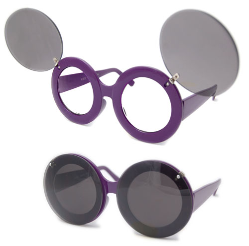 Solglasögon: Pop! Purple/Clear +