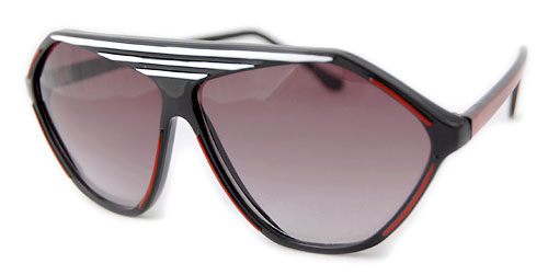 Solglasögon: Prime Black/White/Red