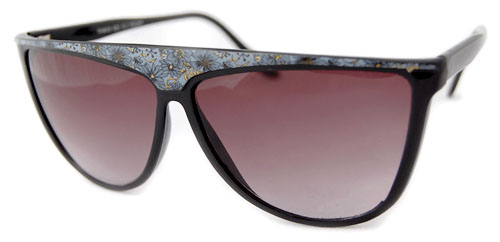 Solglasögon: Radio Black/Floral