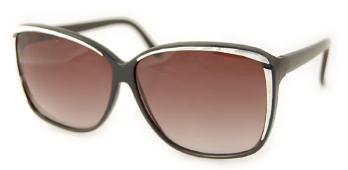 Solglasögon: Snazzy Black/Silver Rainbow