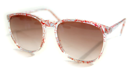 Solglasögon: Squeeze Clear/Red