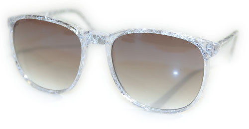 Solglasögon: Squeeze Clear/White